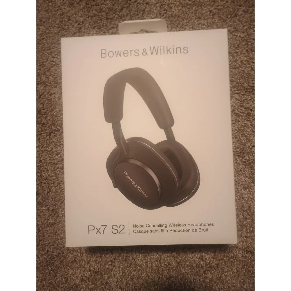 Bowers & Wilkins PX7 S2 Noise-Cancelling Wireless Headphones Black Recertified
